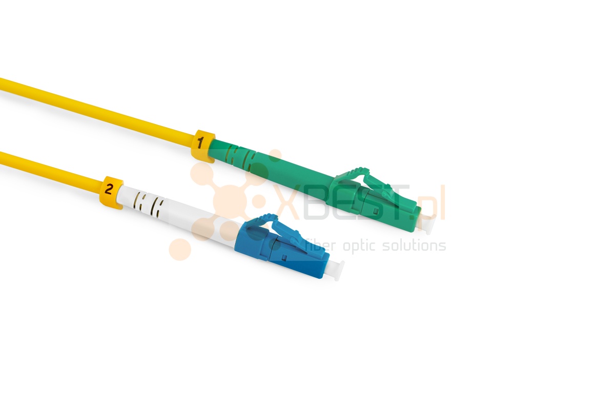 Patchcord ConnLink SILVER LC/APC-LC/UPC G.652D SIMPLEX 15M 3.0mm YELLOW LSZH