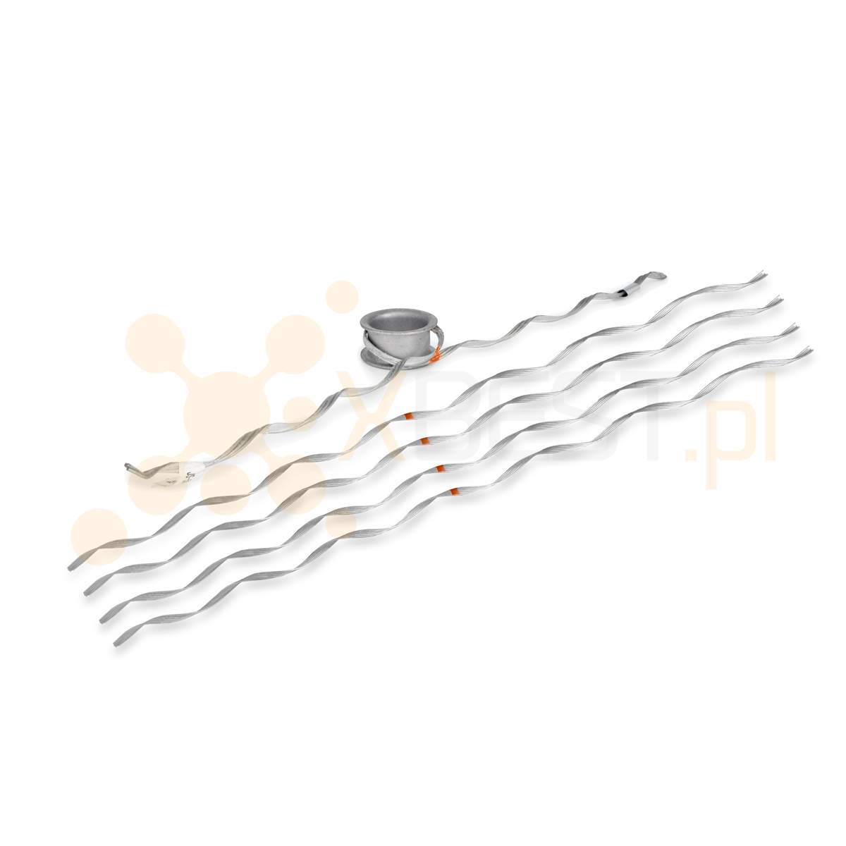 Uchwyt przelotowy Sdünnger SPIRAL S174-191 (17.4-19.1mm) ORANGE 15kN