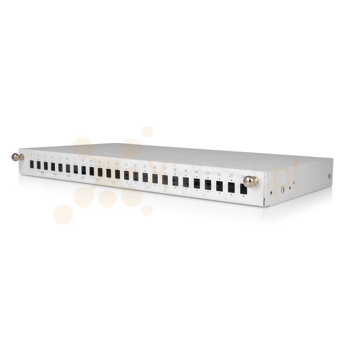 Przełącznica światłowodowa Tracom SLIDE 19", 24x SC Simplex, 1U (2xP4112 v.2)