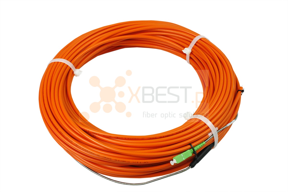 Armoured Pigtail DAC OPTO, 1x SC/APC, SM G657A1, 75M