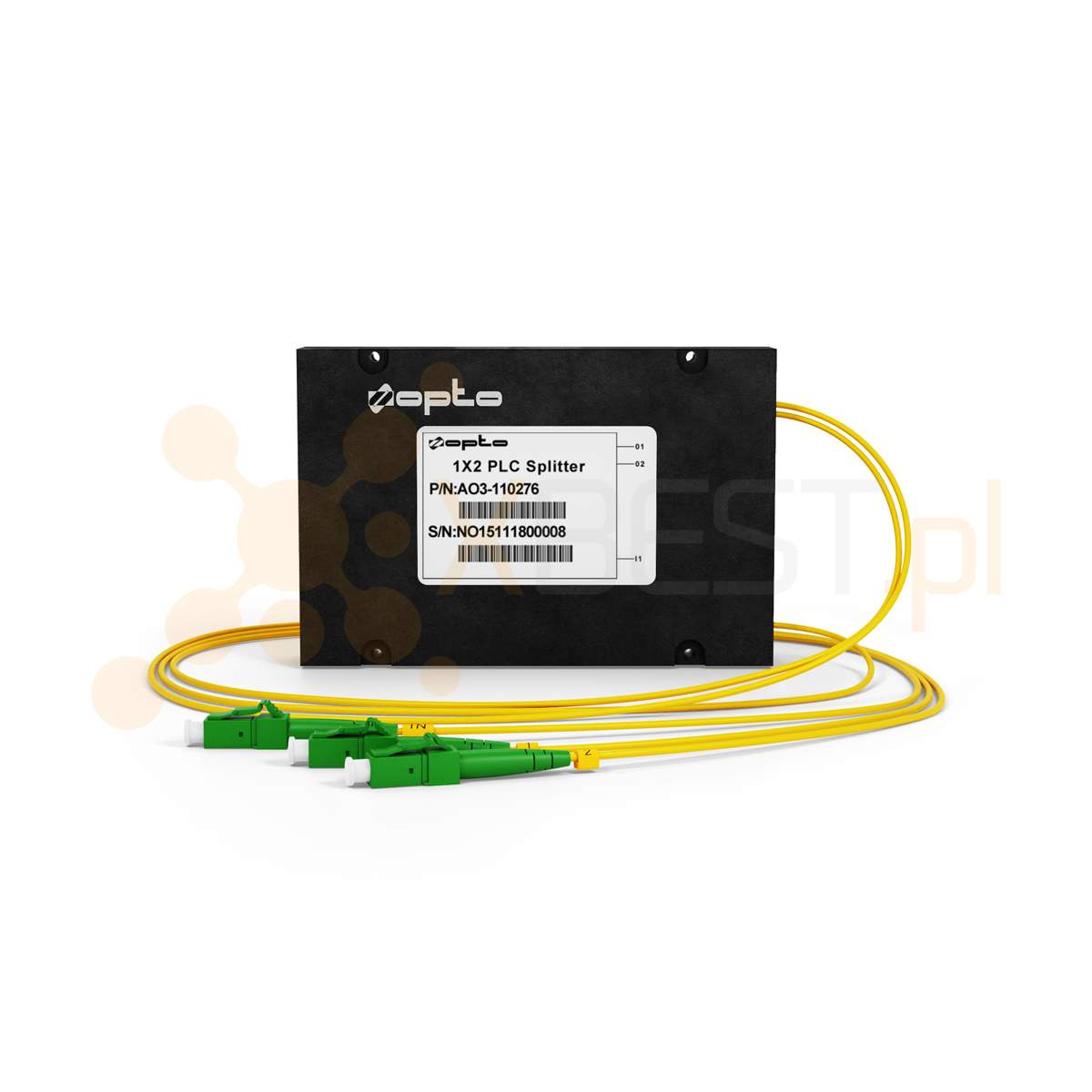 Splitter PLC LC/APC SM G.657A1 2.0mm 1M ABS 1x2