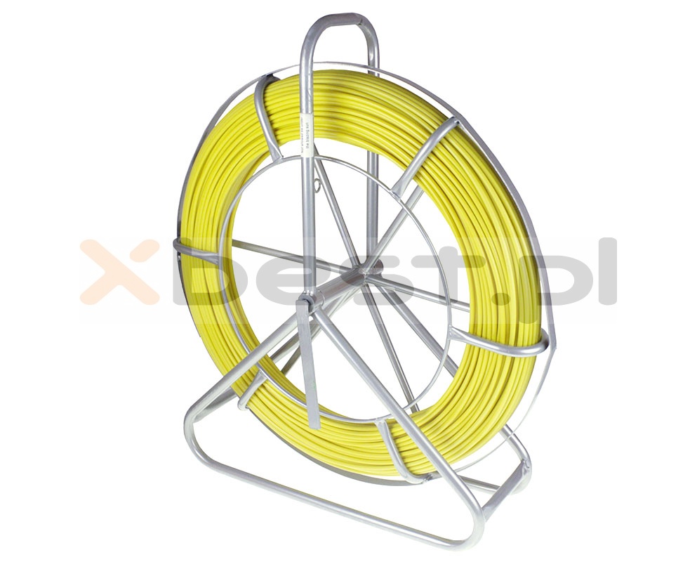 Fibre optic cable duct rodder 50m, 6mm (fibreglass + stand)