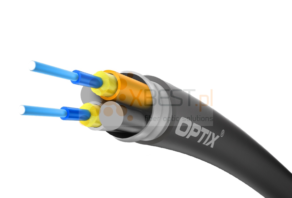 OPTIX cable FTTA ZW-NOTKSFf OSFC201 2x9/125 ITU-T G.657A2 0.6kN