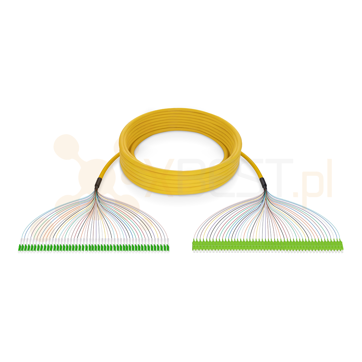 MultiPatchcord ConnLink SILVER 48x G.652D LC/APC-SC/APC 10M 4.0 mm YELLOW LSZH