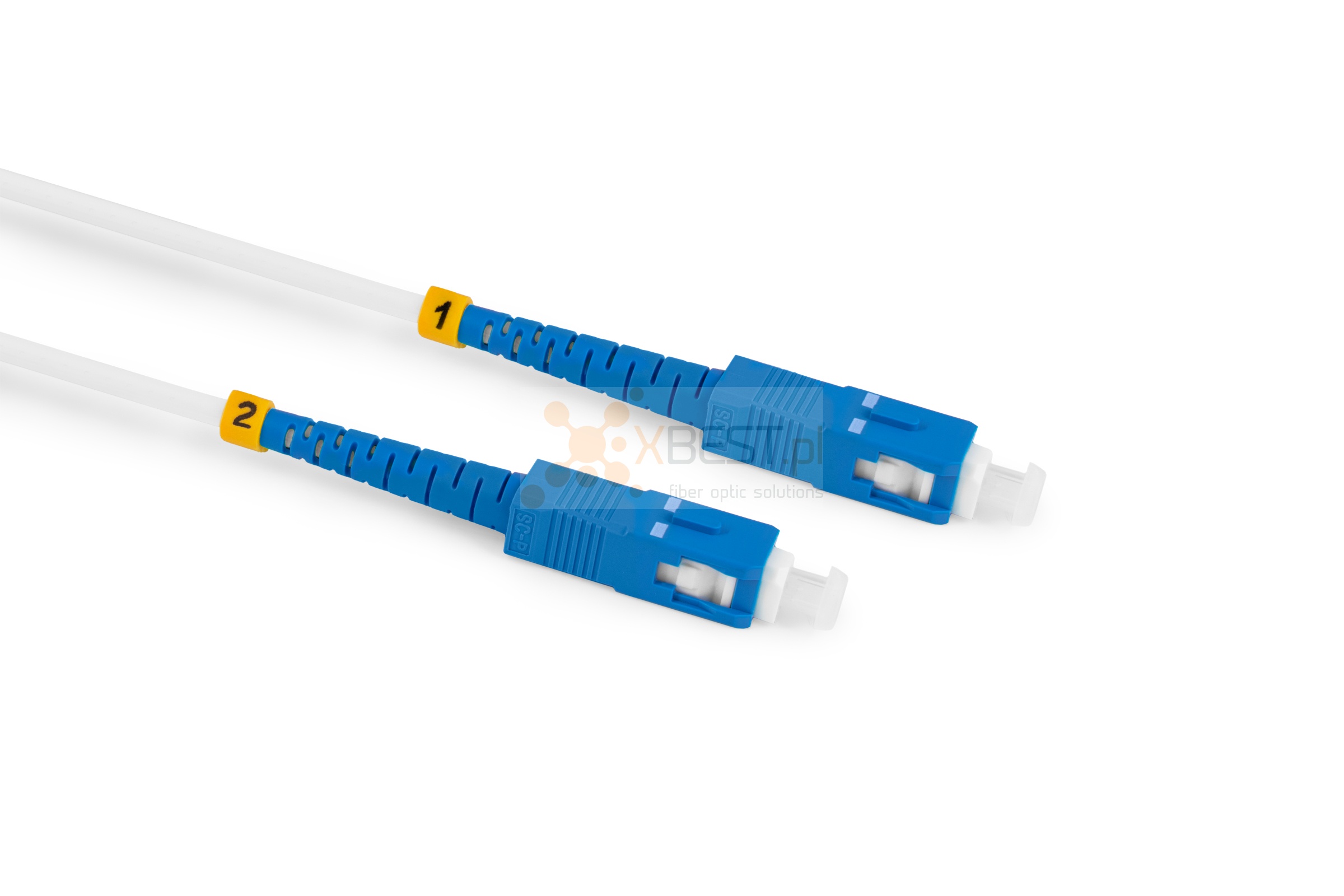 Patchcord ConnLink SILVER SC/UPC-SC/UPC G.657A2 SIMPLEX 0.5M 3.0mm WHITE LSZH