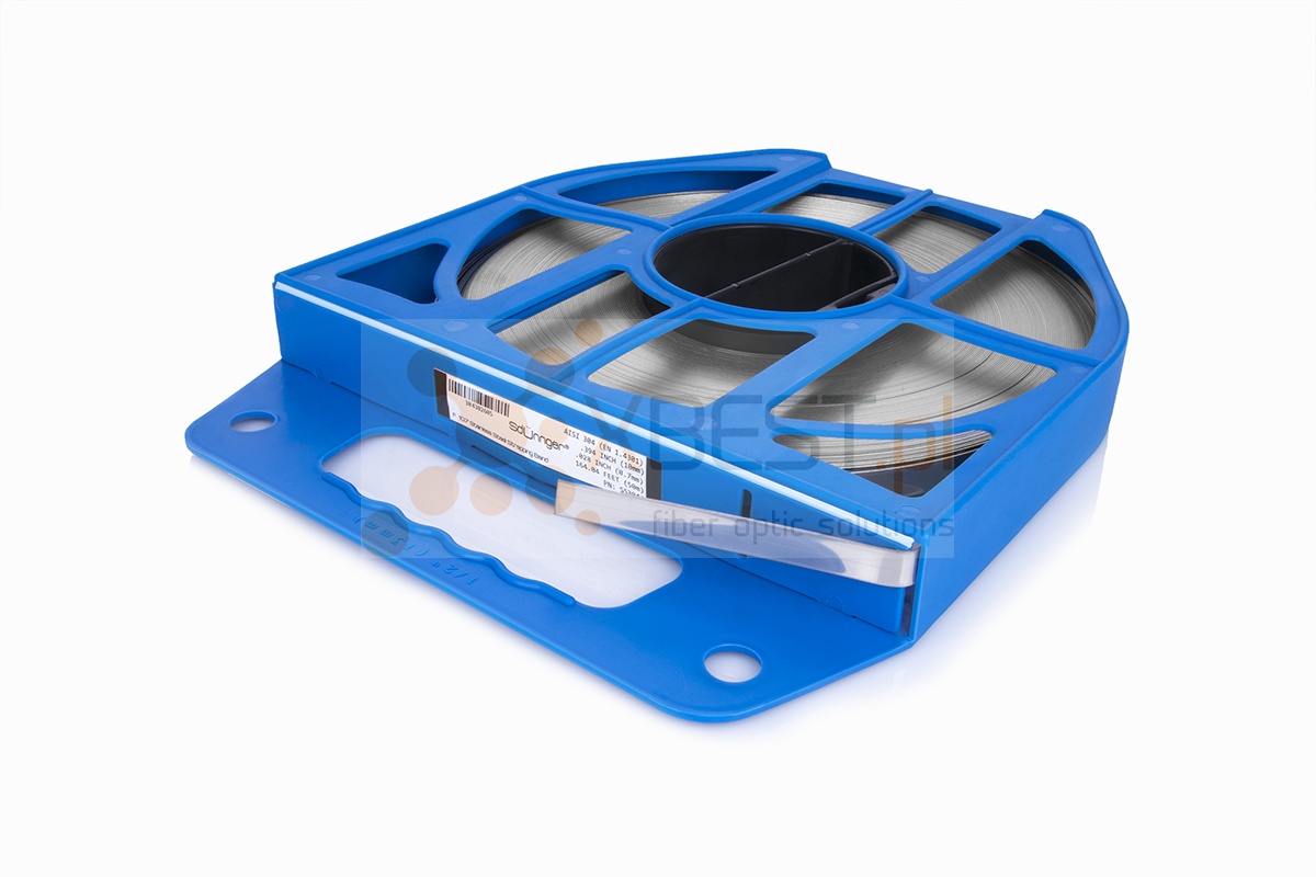 Taśma stalowa Sdünnger F 137 (12.7x0.7mm, 50m), Stainless Steel 304, w plastikowym opakowaniu