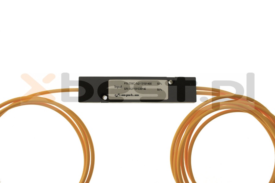 Splitter Fused coupler OPTO, SC/APC, SM 2.0mm, 1x2, Dual Window (1310/1490), 2*50% (ABS BOX)