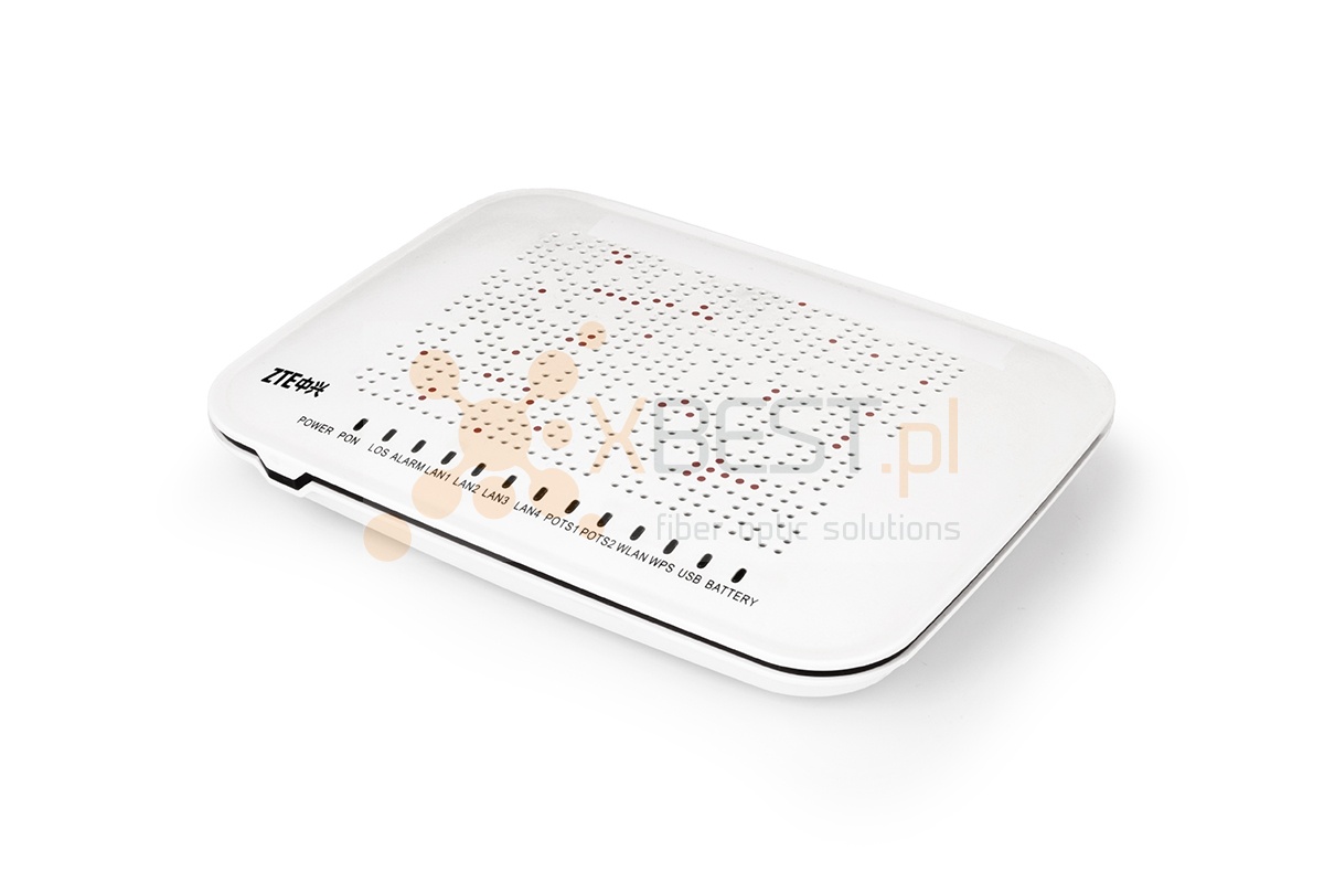 ZTE ONT GPON F660 v3.0 (1xGE, 3xFE, 2xFX, 1xGPON, WiFi-n, 1xUSB) (SC/UPC)