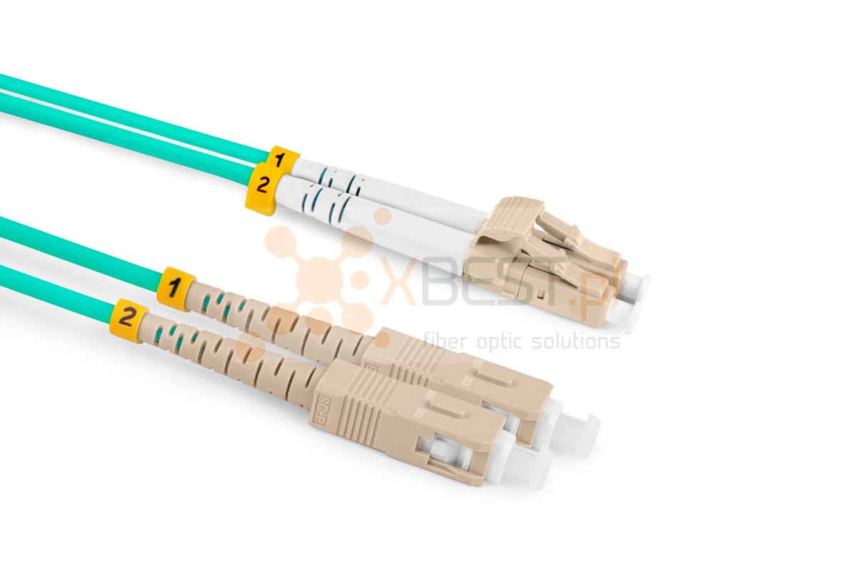 Patchcord OPTO LC/UPC-SC/UPC, MM 50/125 (OM3), DUPLEX, 20M