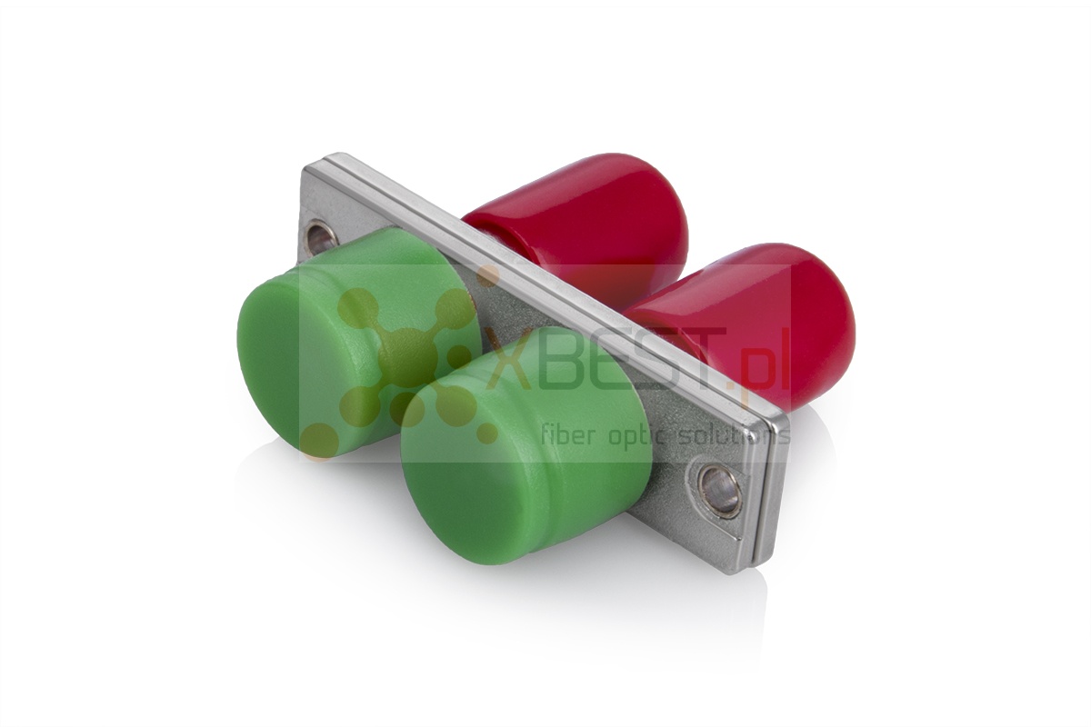Adapter hybrydowy ConnLink FC/APC(F)-ST/APC(F), SM, DUPLEX