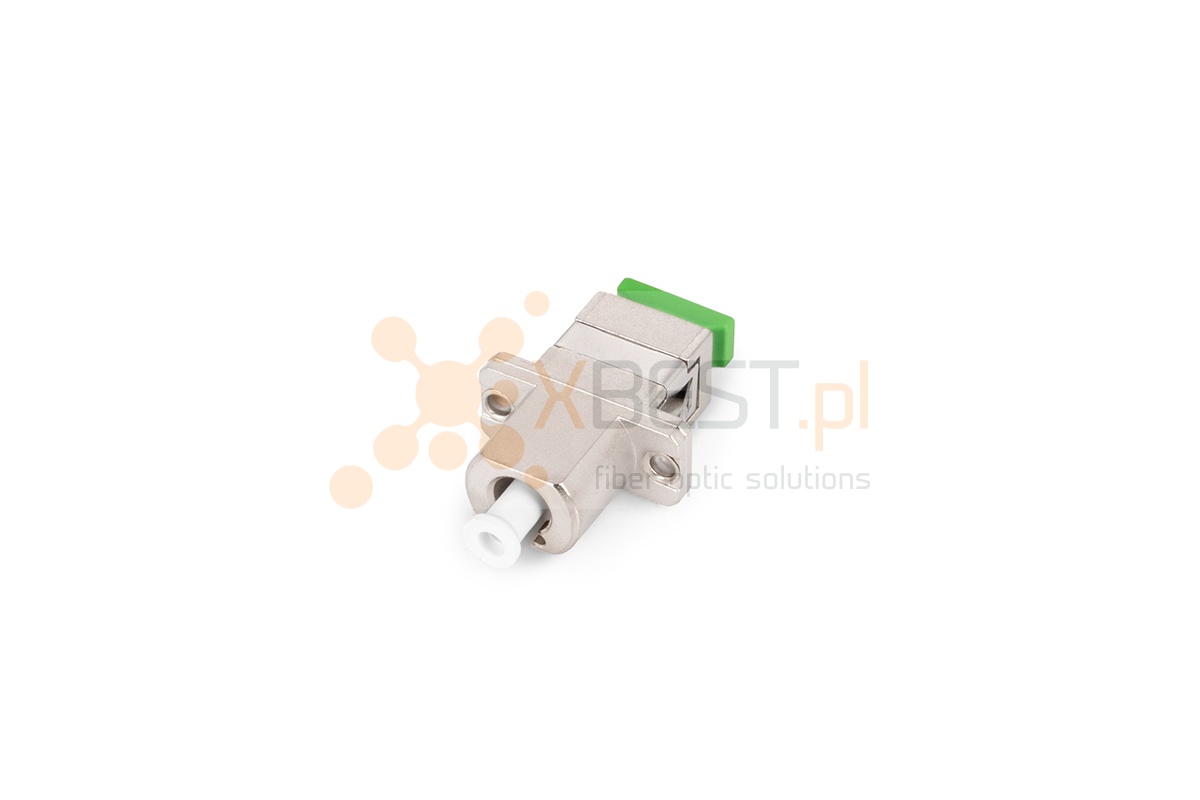 Adapter hybrydowy ConnLink LC/APC(F)-SC/APC(F), SM, SIMPLEX