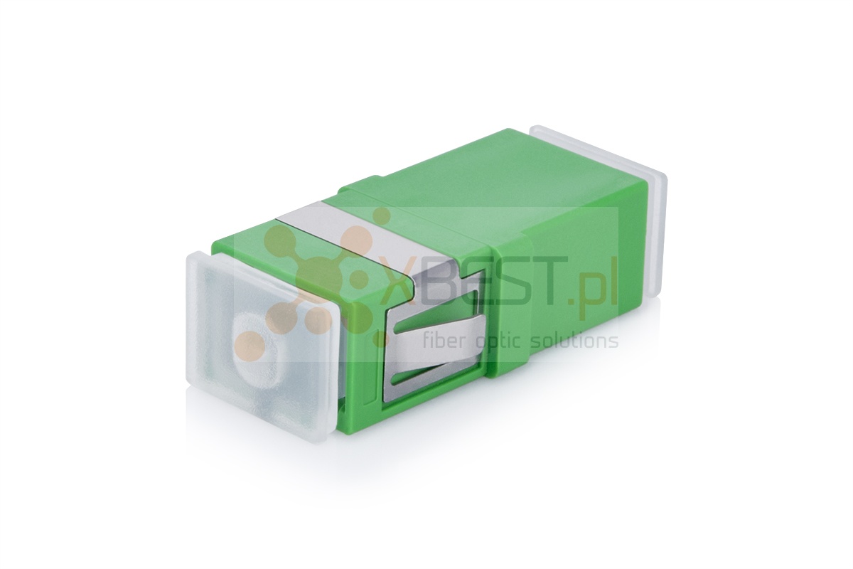 Adapter OPTO SC/APC, SM, SIMPLEX, no flange (bez kołnierza)