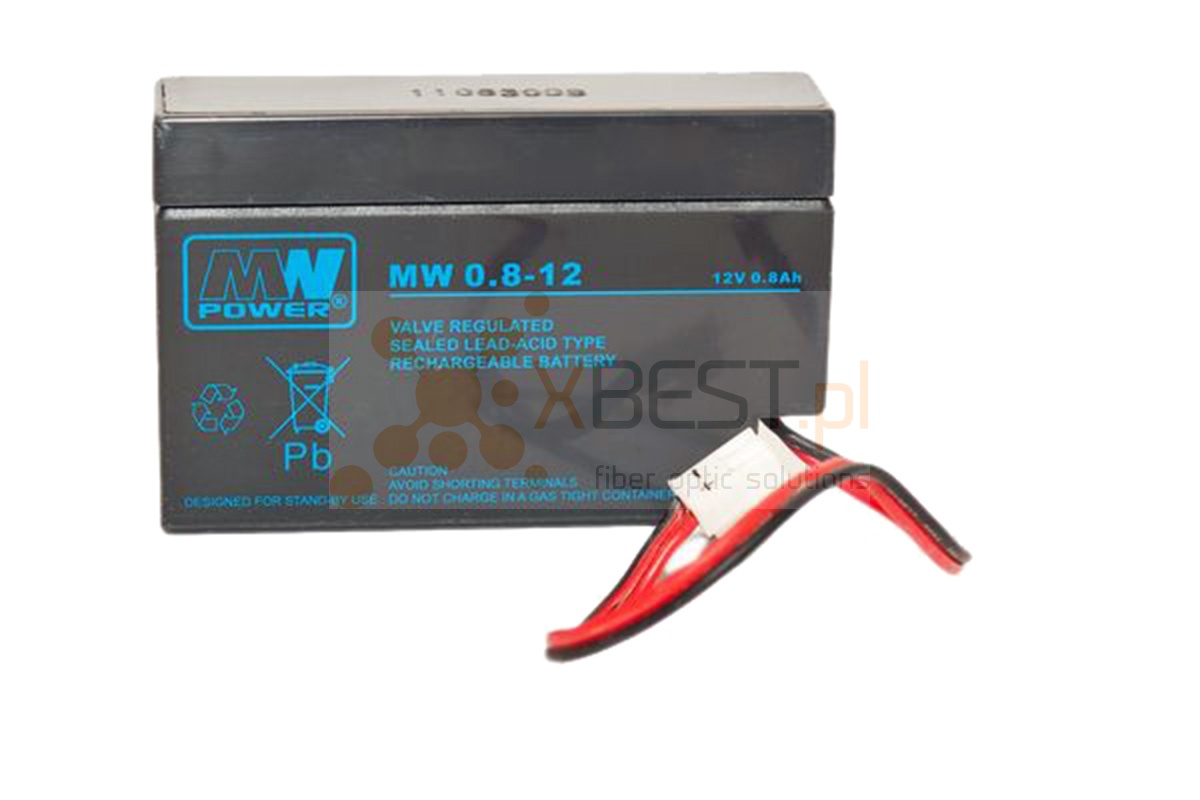 Akumulator AGM, MW 0,8-12 (12V 0.8Ah)
