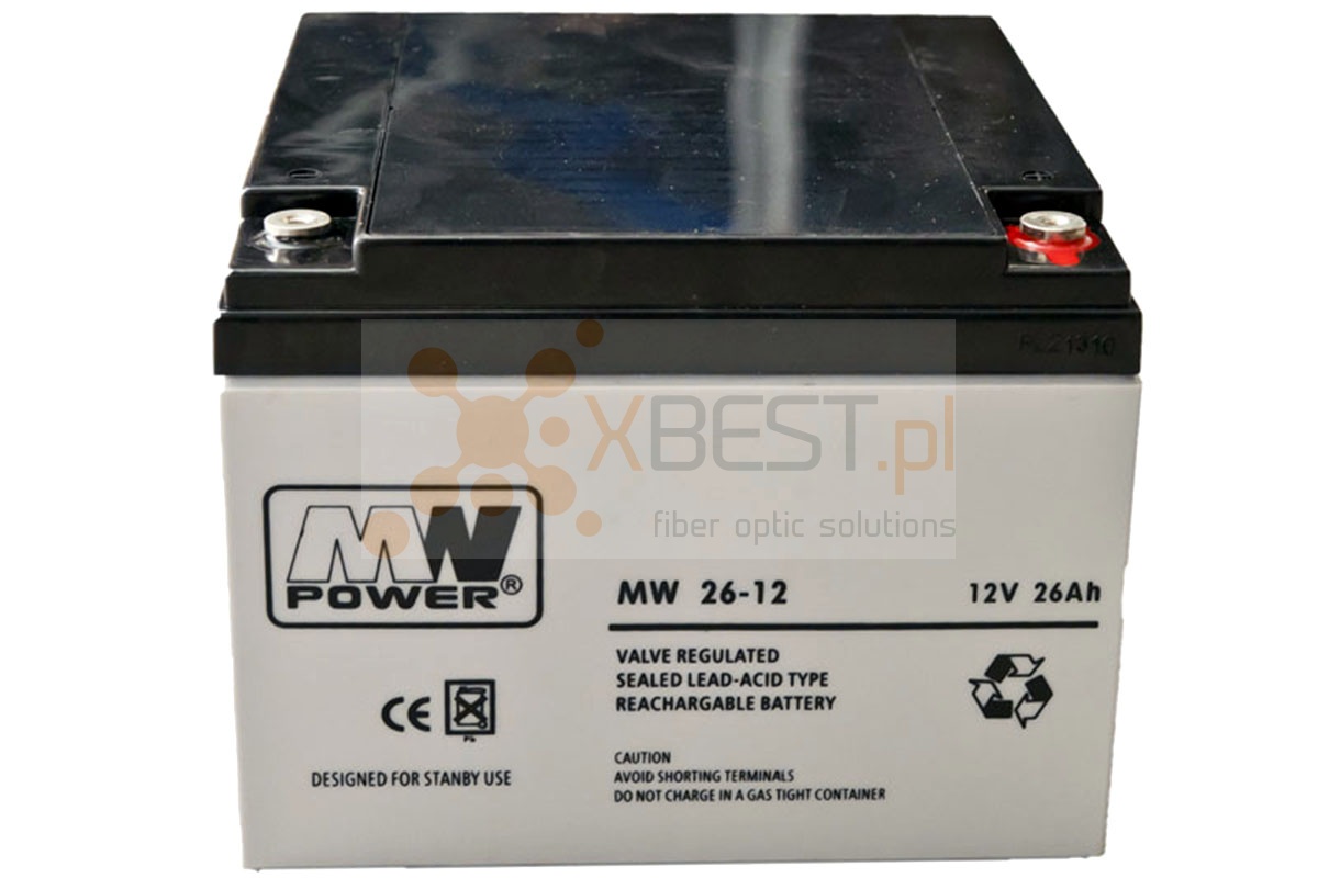 Akumulator AGM, MW 26-12 (12V 26Ah)