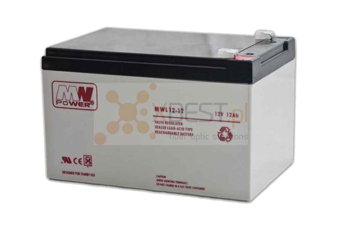 Akumulator AGM, MWL 12-12 (12V 12Ah Long Life)