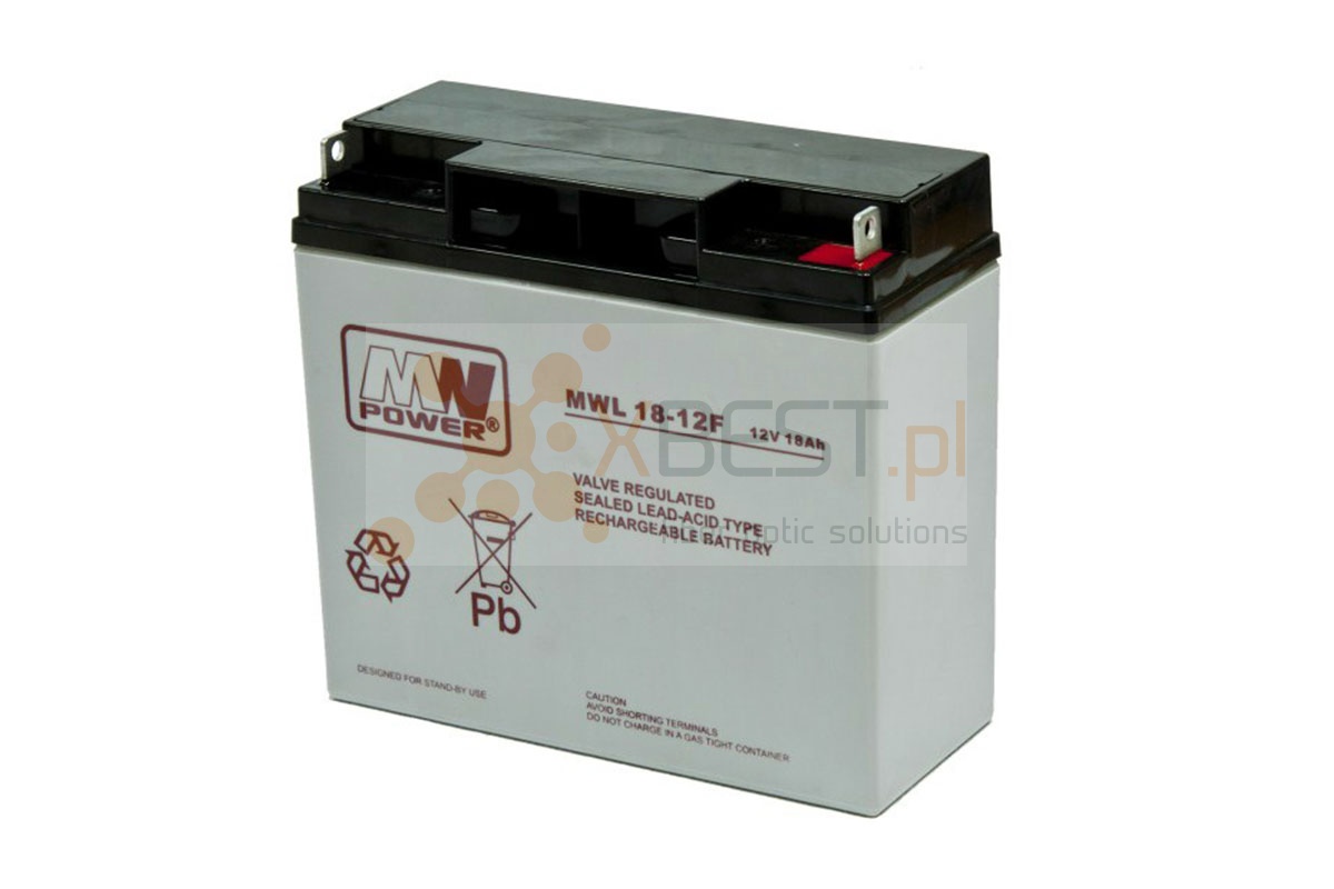 Akumulator AGM, MWL 18-12 (12V 18Ah Long Life)
