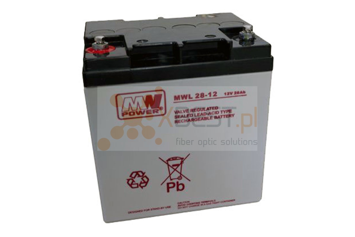 Akumulator AGM, MWL 28-12 (12V 28Ah Long Life)
