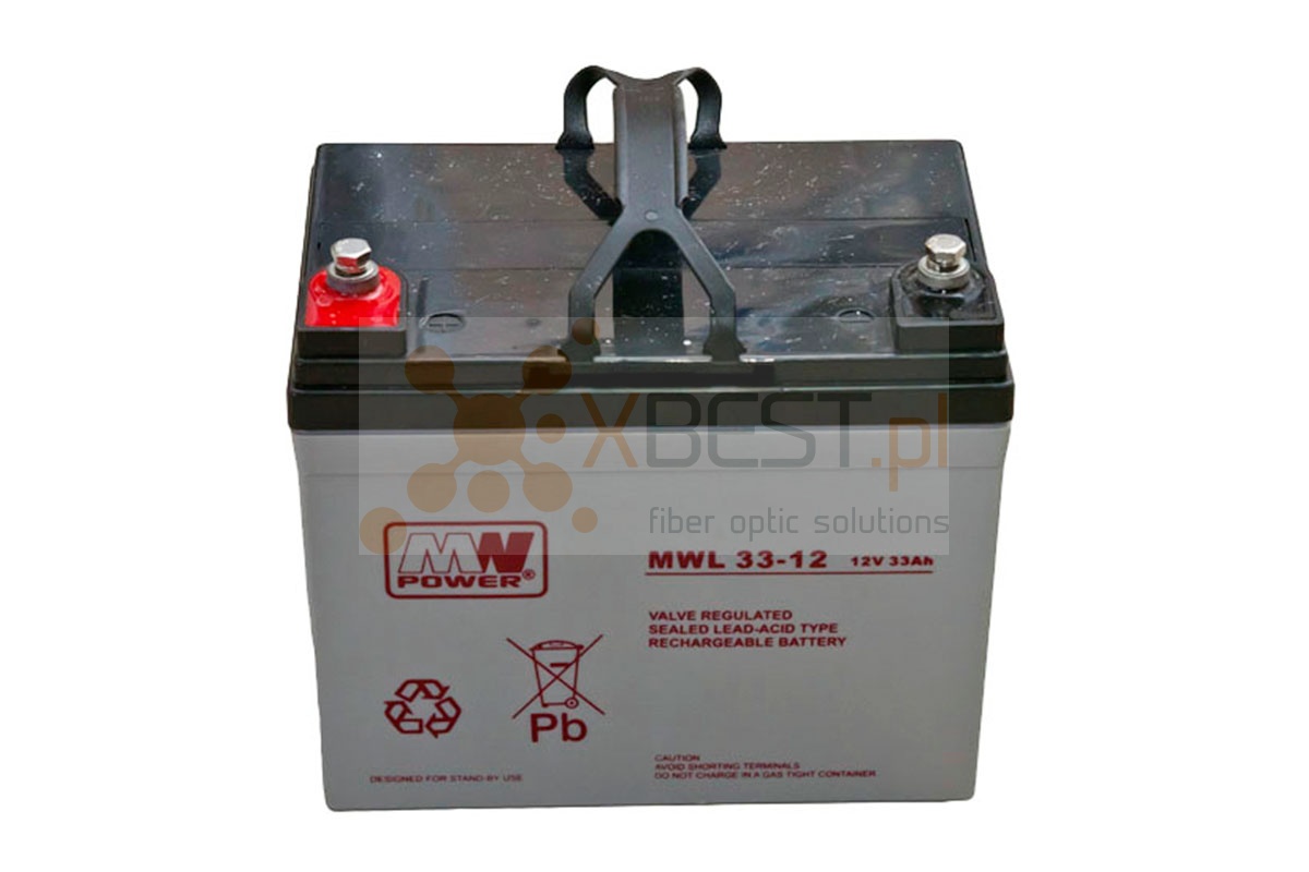 Akumulator AGM, MWL 33-12 (12V 33Ah Long Life)