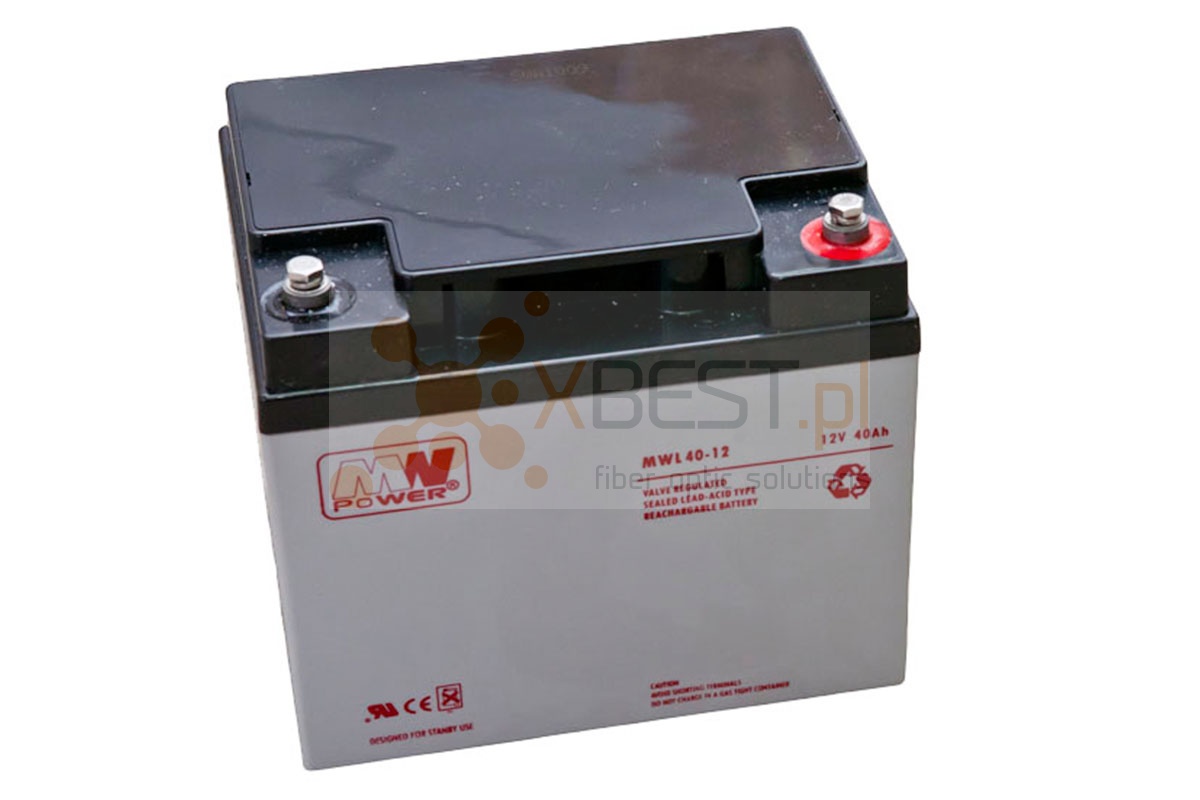 Akumulator AGM, MWL 40-12 (12V 40Ah Long Life)