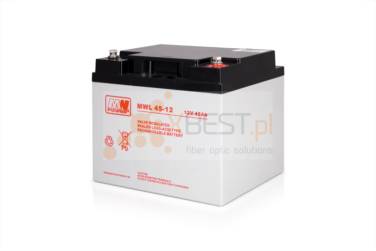 Akumulator AGM, MWL 45-12 (12V 45Ah Long Life)