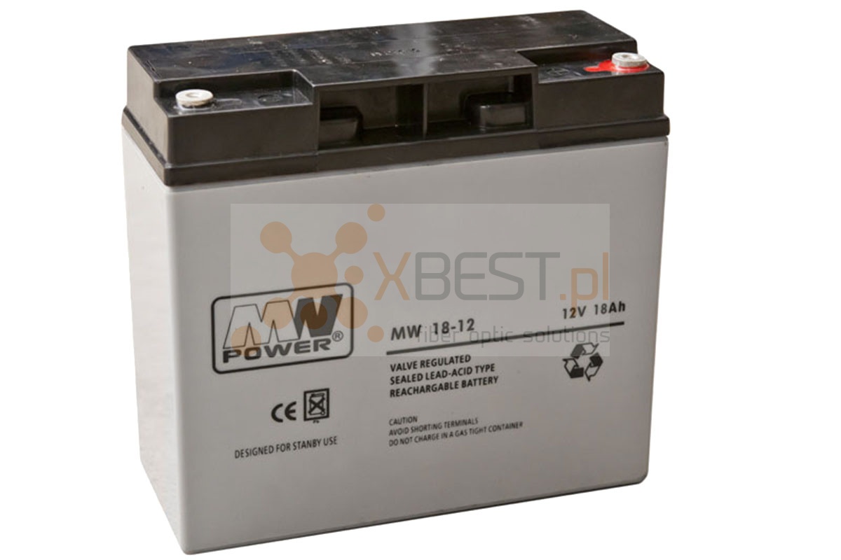 Akumulator AGM, MWS 18-12 (12V 18Ah)