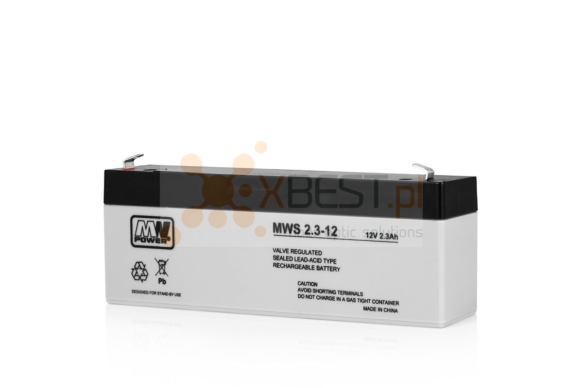Akumulator AGM, MWS 2,3-12 (12V 2.3Ah)