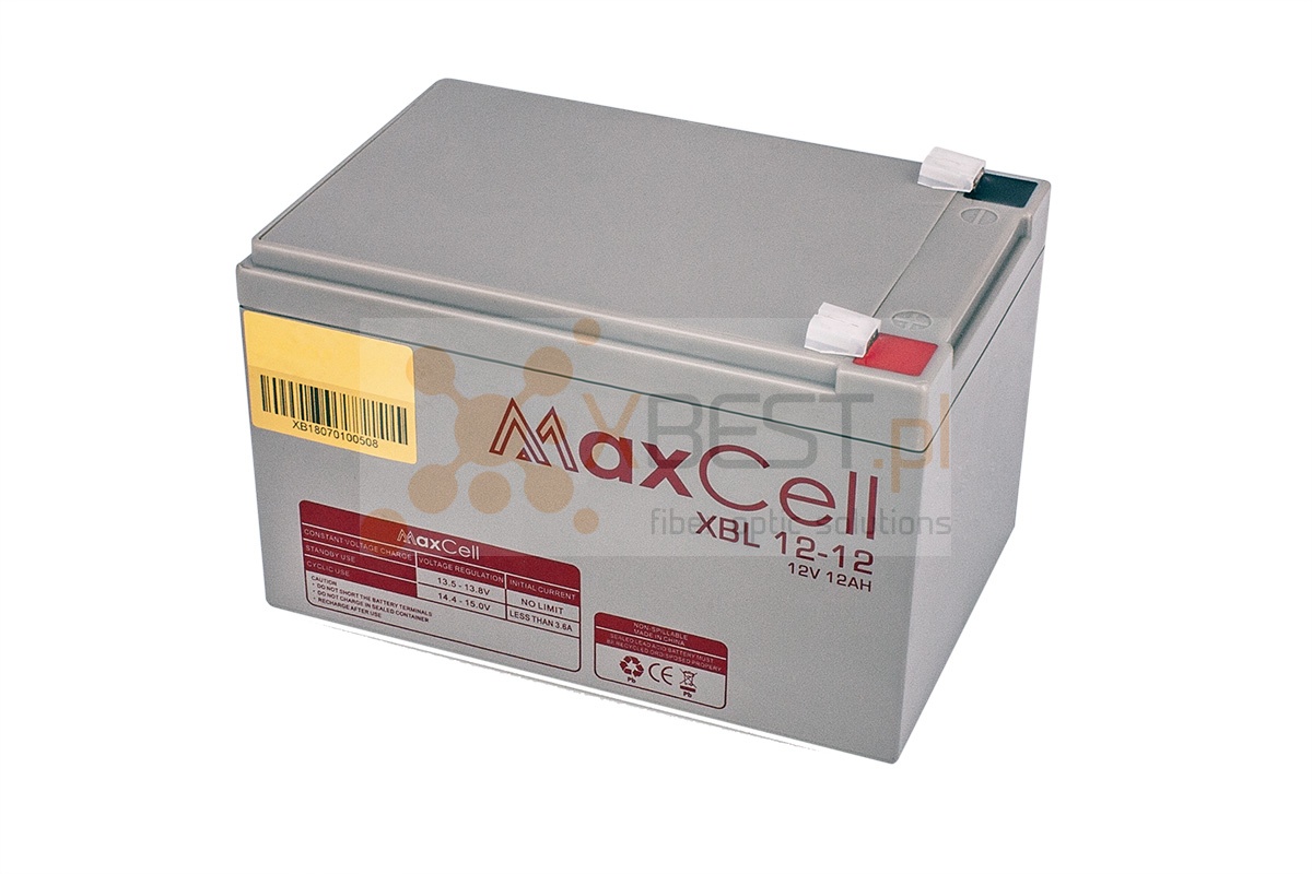Akumulator AGM, XBL 12-12 (12V 12Ah Fast250/T2)