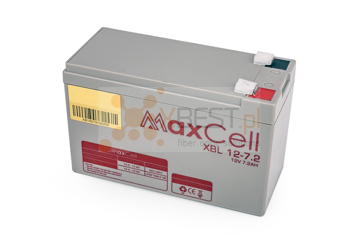 Akumulator AGM, XBL 12-7.2 (12V 7.2Ah Fast187/T1)