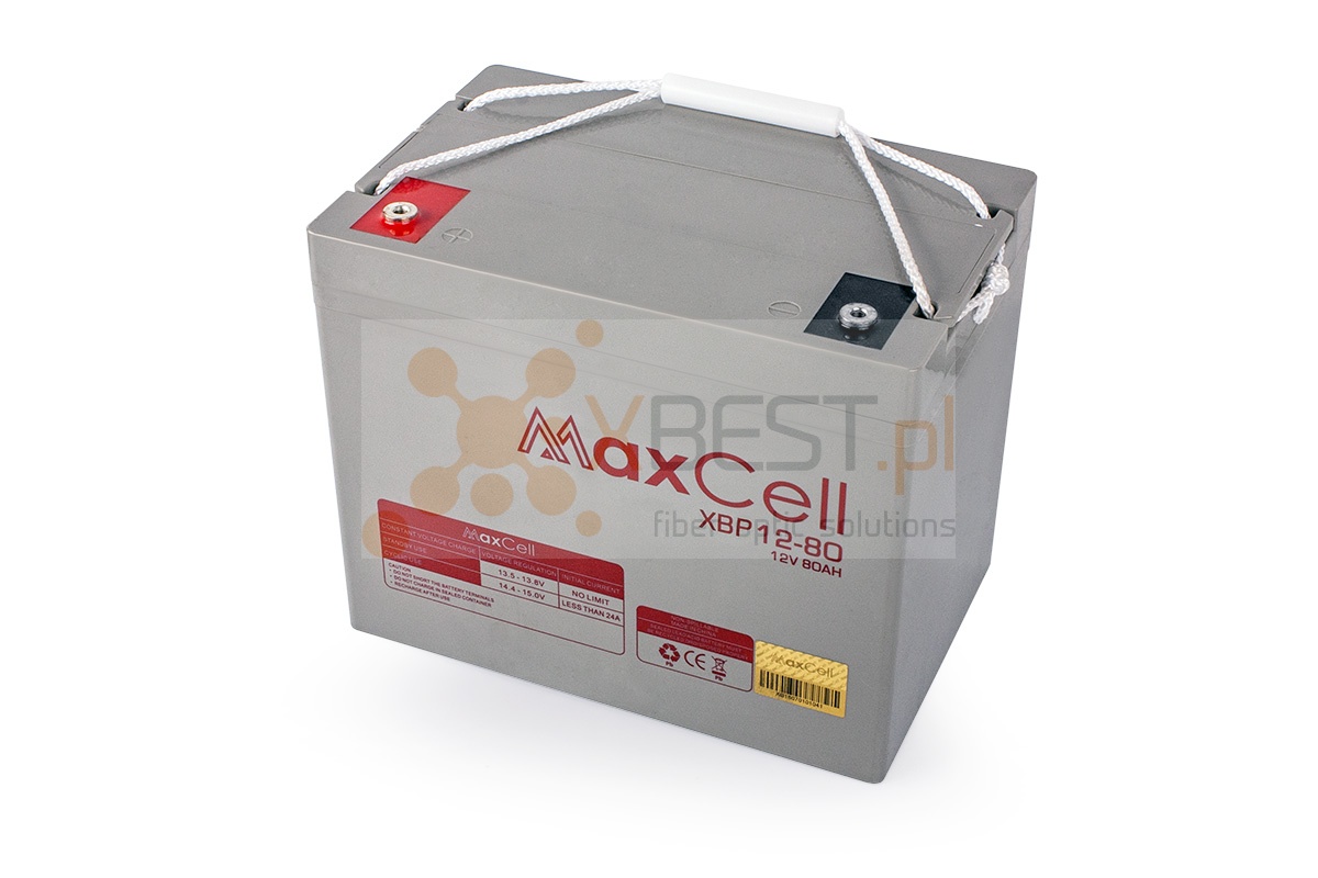 Akumulator AGM, XBP 12-80 (12V 80Ah M6/T14)