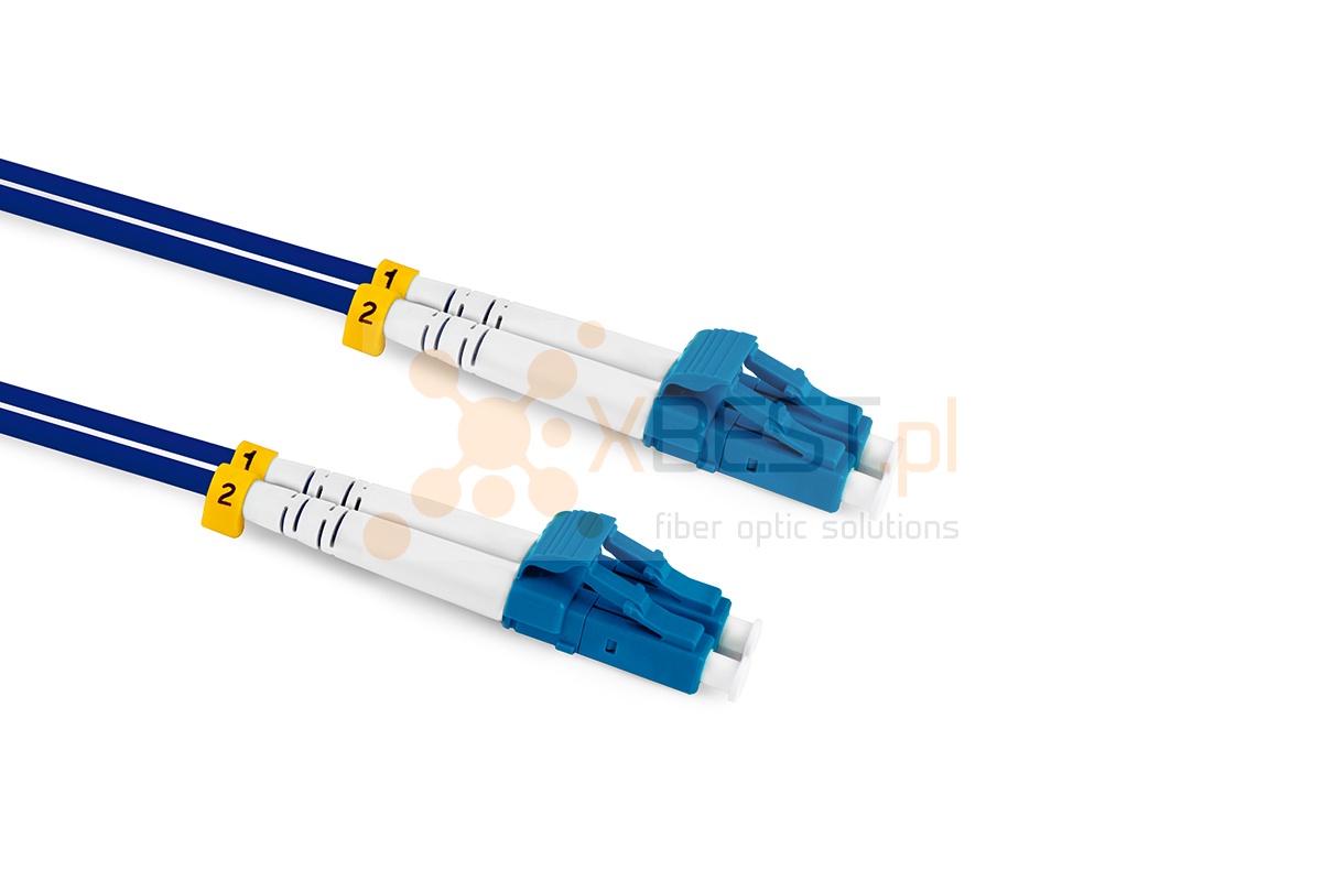 Multipatchcord ConnLink SILVER ARMOURED 2x G.657A2 LC/UPC-LC/UPC 2m 3.0mm BLUE LSZH Eca