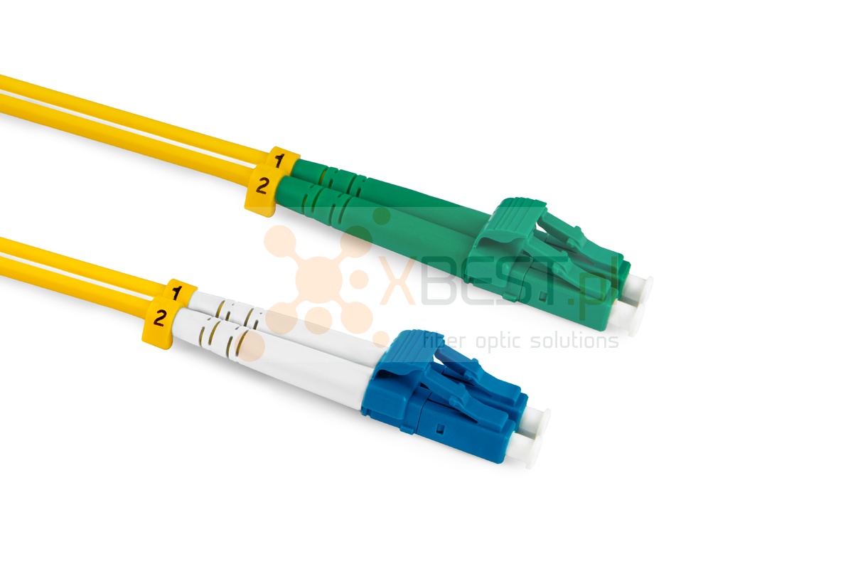 Patchcord ConnLink SILVER LC/APC-LC/UPC G.652D DUPLEX 1.5M 3.0mm YELLOW LSZH