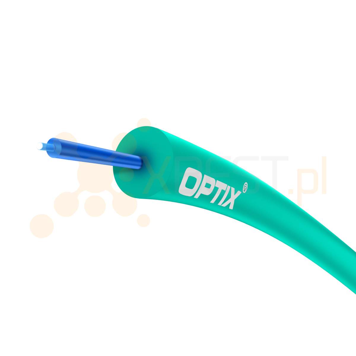 OPTIX cable BUFFER W-NOTKSd INAC301 1x50/125 OM3 0.9mm TURQUOISE 5N - 1000m DRUM