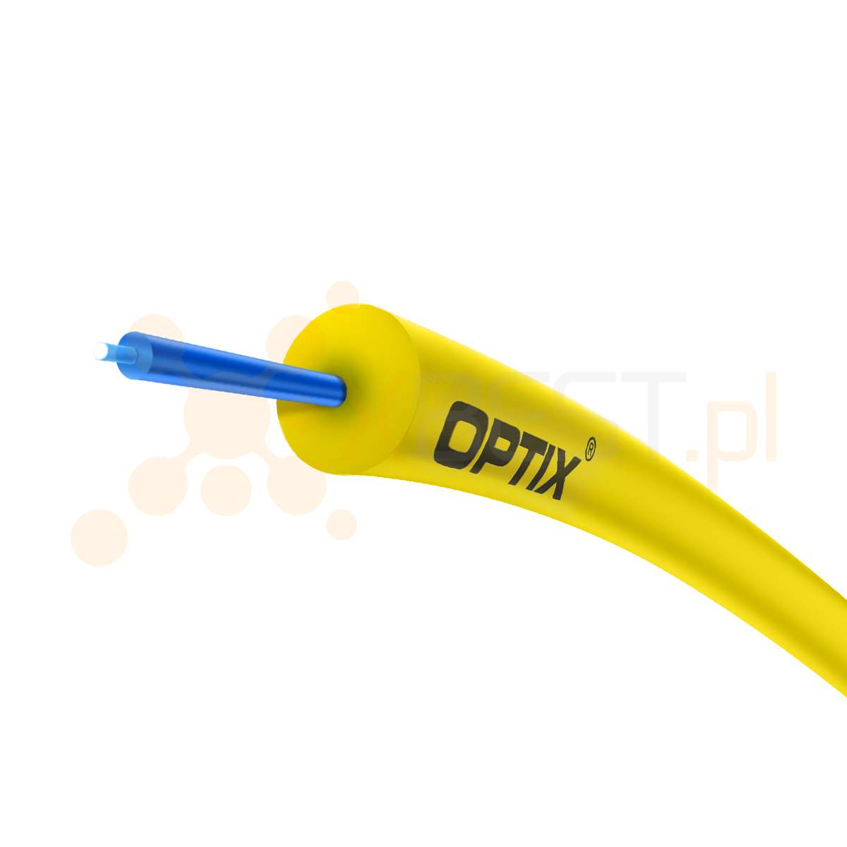 OPTIX cable BUFFER W-NOTKSd INAC301 1x9/125 G.652D 0.9mm YELLOW 5N - 1000m DRUM