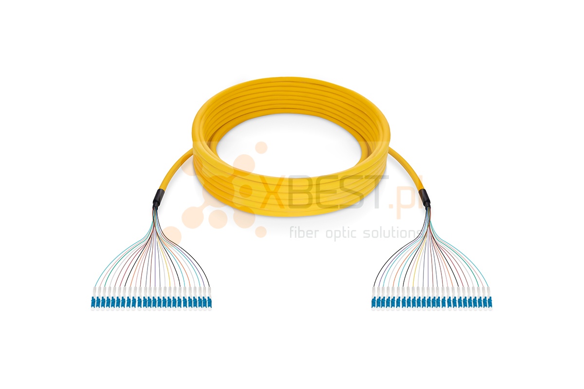 MultiPatchcord ConnLink SILVER 24x G.652D LC/UPC-LC/UPC 15M 8.0mm YELLOW LSZH