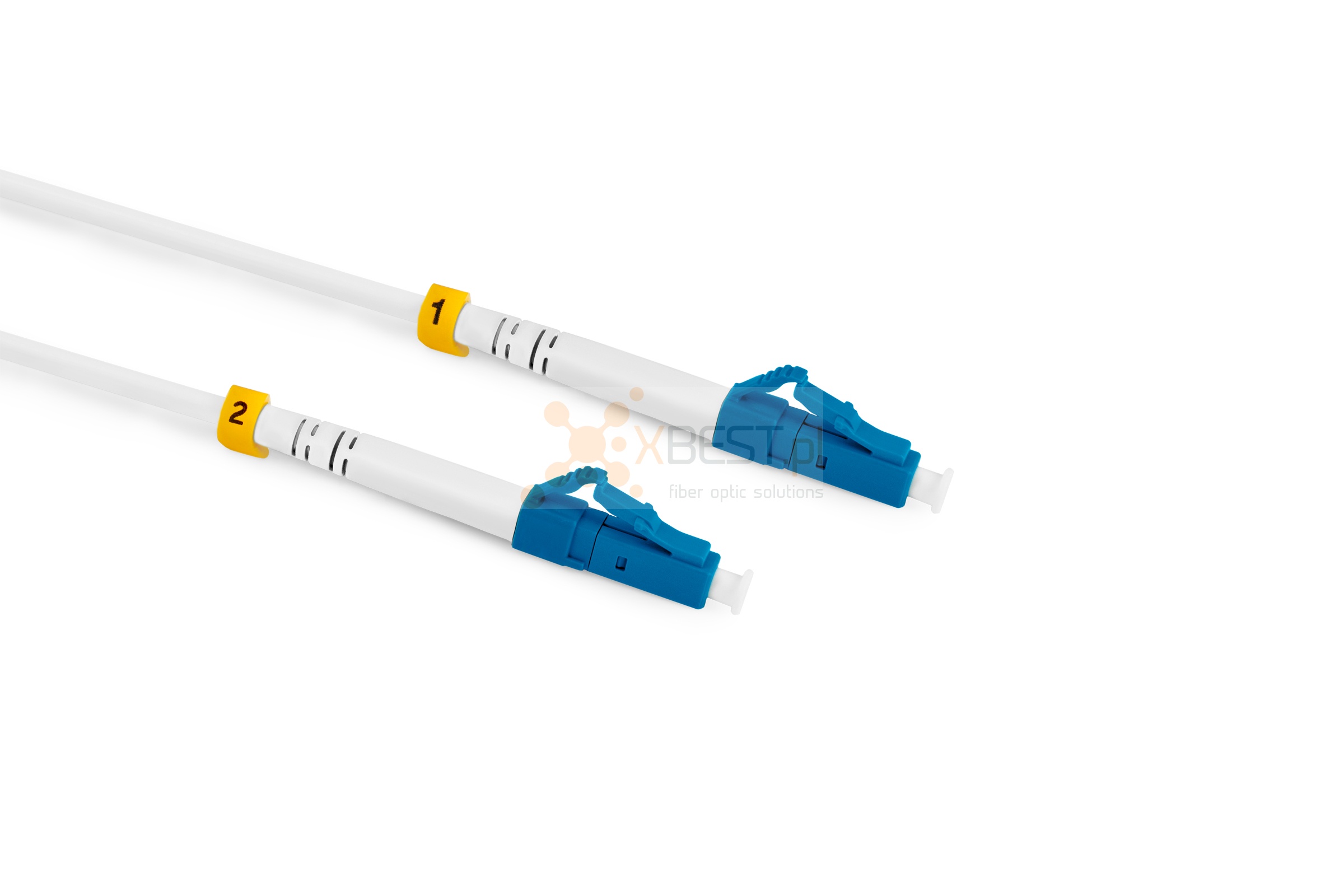 Patchcord ConnLink GOLD LC/UPC-LC/UPC G.657A2 SIMPLEX 1M 3.0mm WHITE LSZH