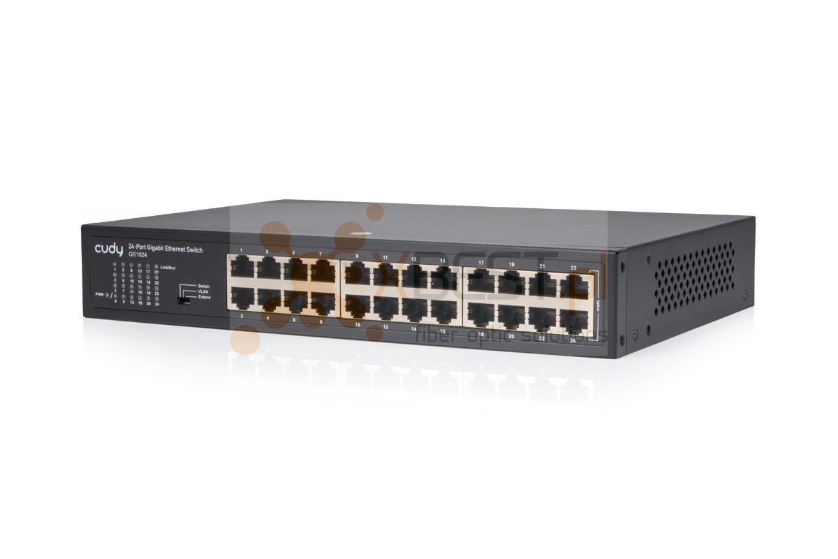 CUDY GS1024 Switch 24P, 24x GE (10/100/1000 Mbps)