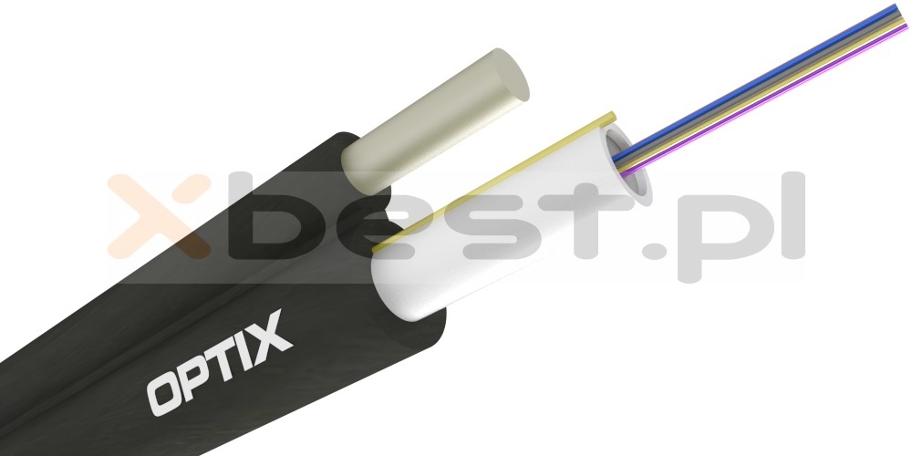 OPTIX cable S-XOTKtcd 24x9/125 ITU-T G.652D 1.2kN (SPAN 40m)