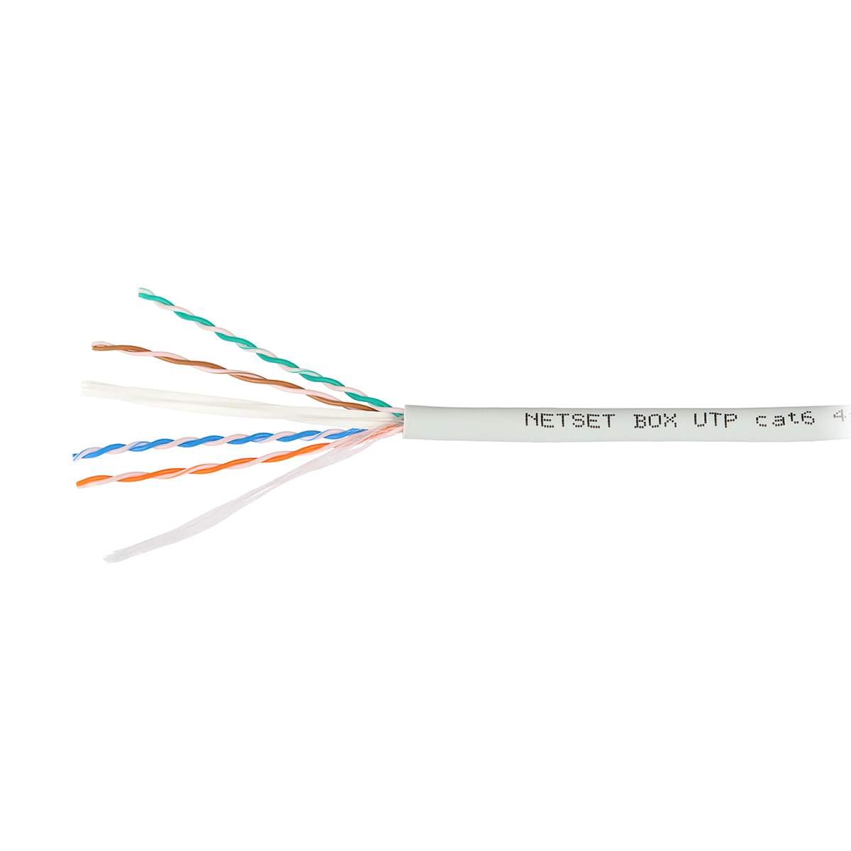 NETSET CAT6 U/UTP LSZH B2ca GREY 500 m DRUM