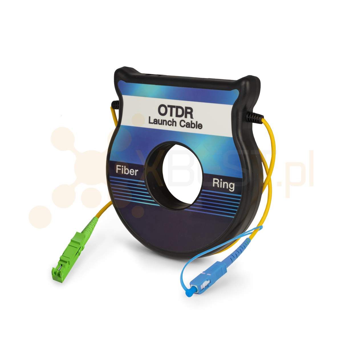OTDR Launch cable BOX mini, 9/125um, 1km, LSH/APC-SC/UPC (rozbiegówka)