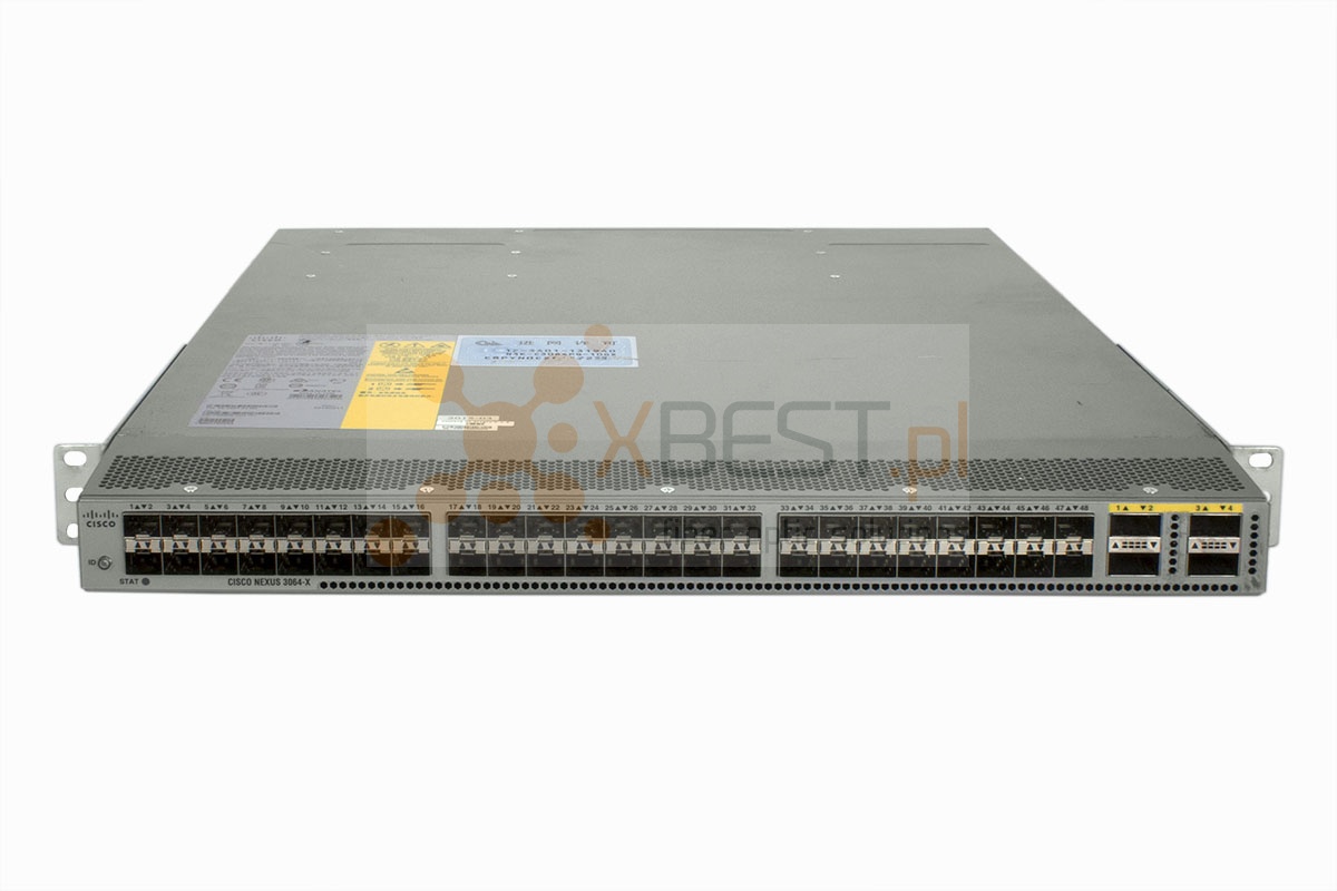 Cisco N3K-C3064PQ-10GX 48x10G SFP+, 4x40G QSFP+ ports Layer 3 Switch, 2xDC [REF]