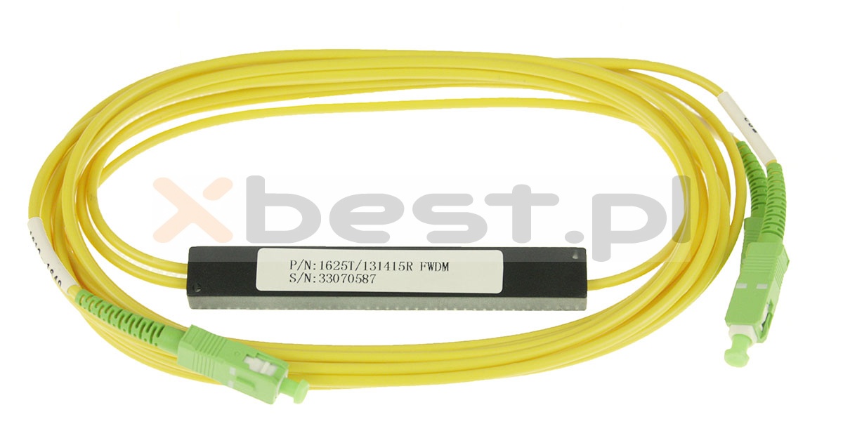 FWDM OPTO 1625nm: pass 1610~1640nm, reflect 1260~1600nm, SC/APC (ABS BOX)