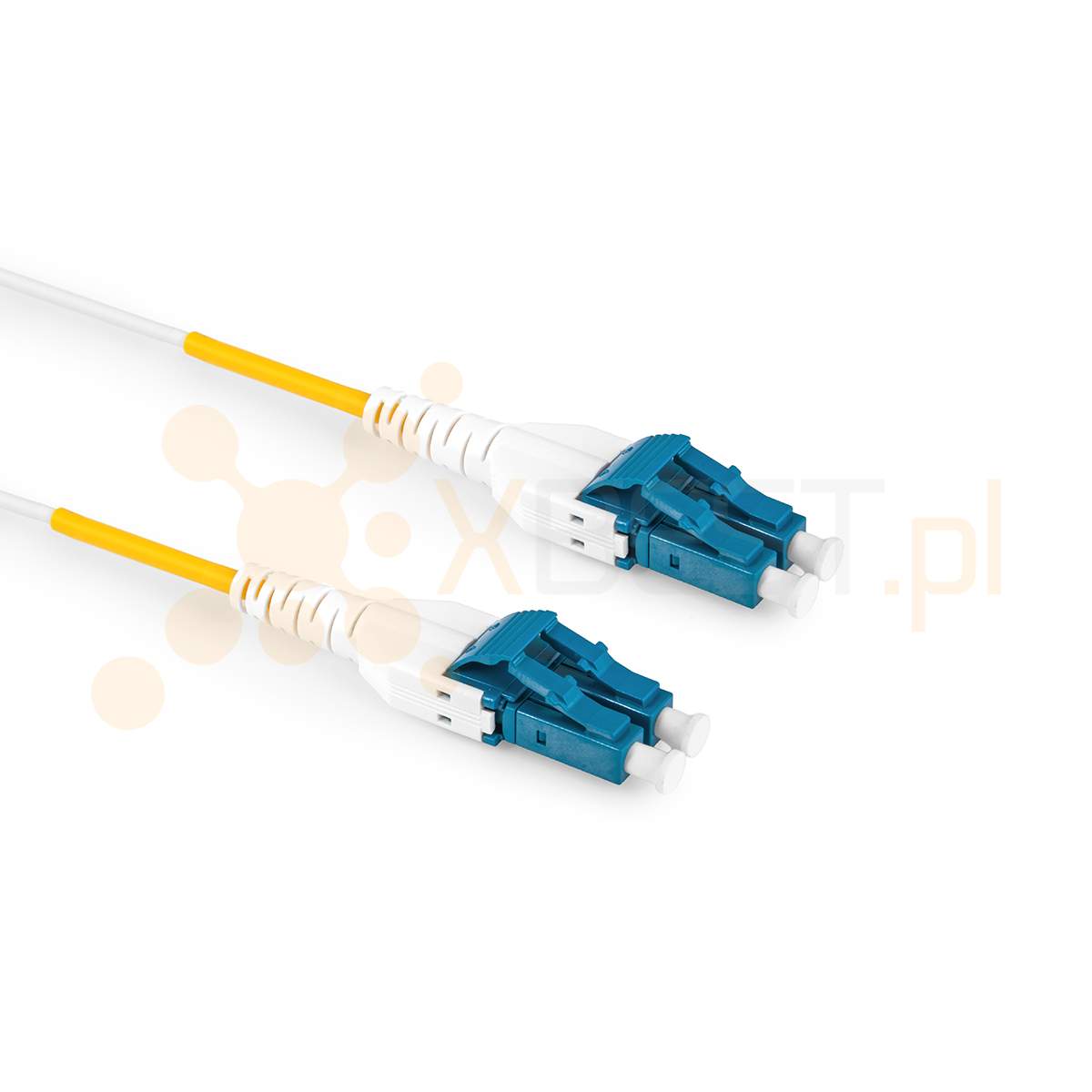 Patchcord ConnLink SILVER LC Uniboot/UPC-LC Uniboot/UPC SM G.657A2 DUPLEX 5m 2.0mm WHITE LSZH