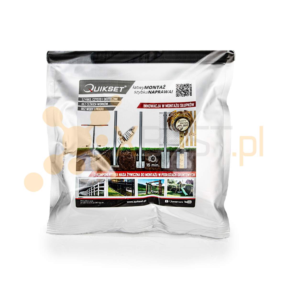 Resina de montaje para postes, QUIKSET Q1000