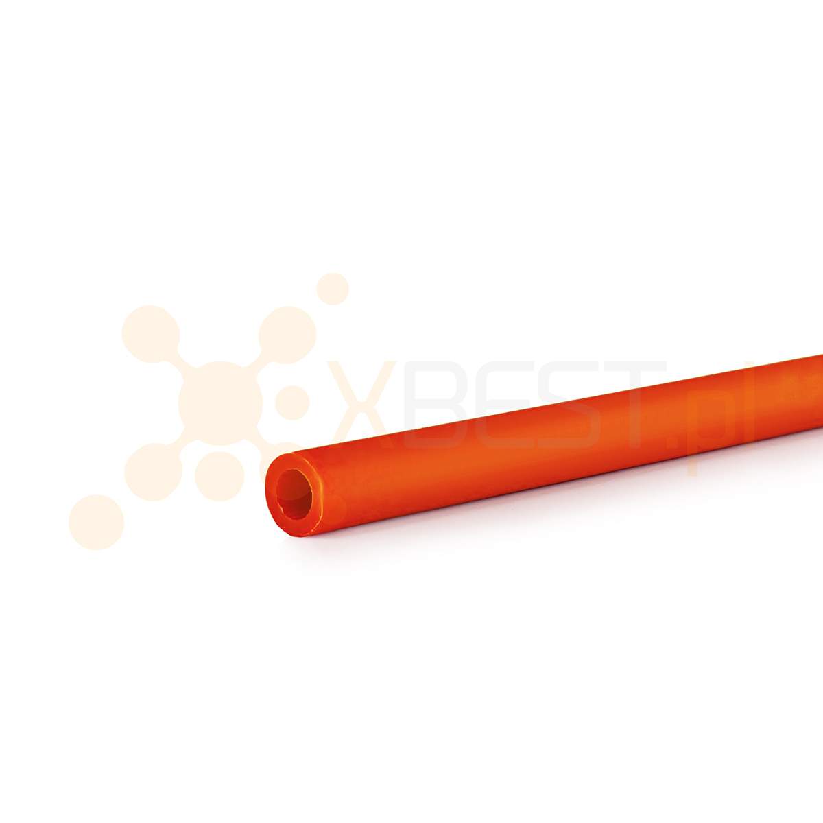 Mikrorura światłowodowa 10/8, kanałowa DI, czerwona