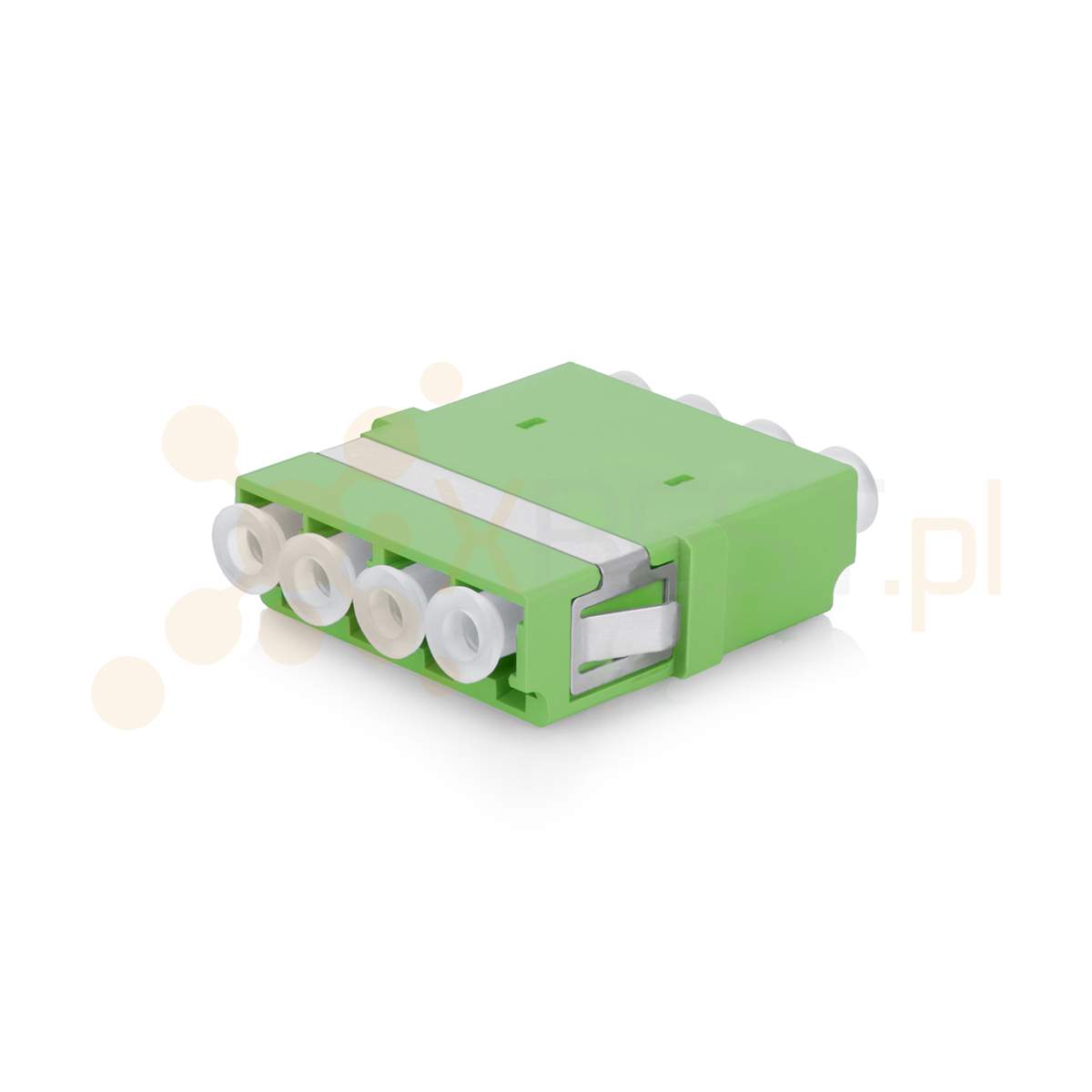 Adapter ConnLink LC/APC, SM, QUAD (SC DUPLEX MOUNT), no flange (bez kołnierza)