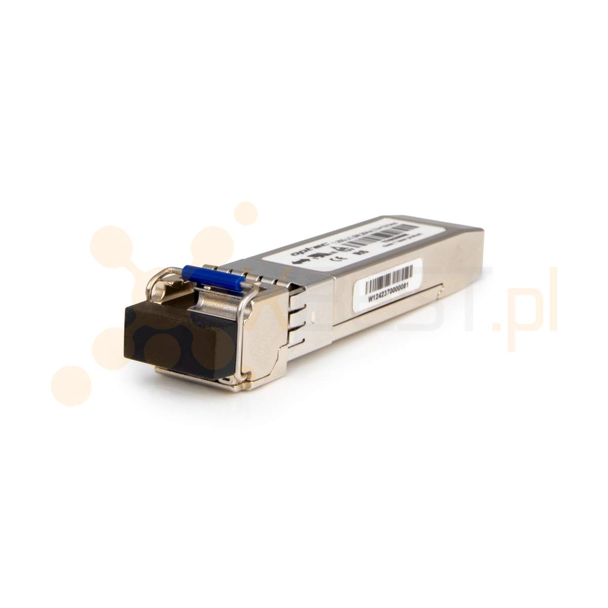 SFP28 WDM OPTEC, ZR, 25G, SM LC, 80km, DFB/APD, TX1289, DDM