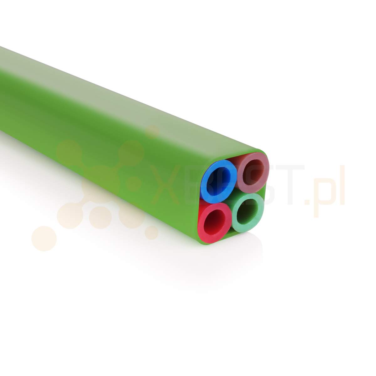Wiązka mikrorur światłowodowych DB 4x12/8; 0.75 zielona