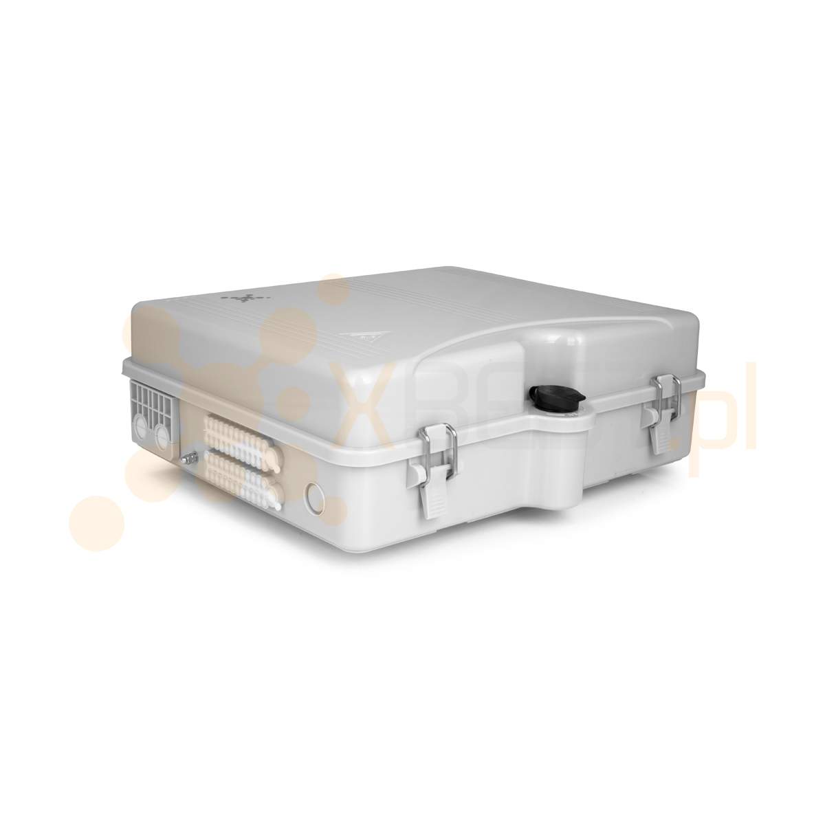 Mufa światłowodowa Tracom FTTX MDU E48 v3 (uncut port) + 4x Cassette 1x8 GREY