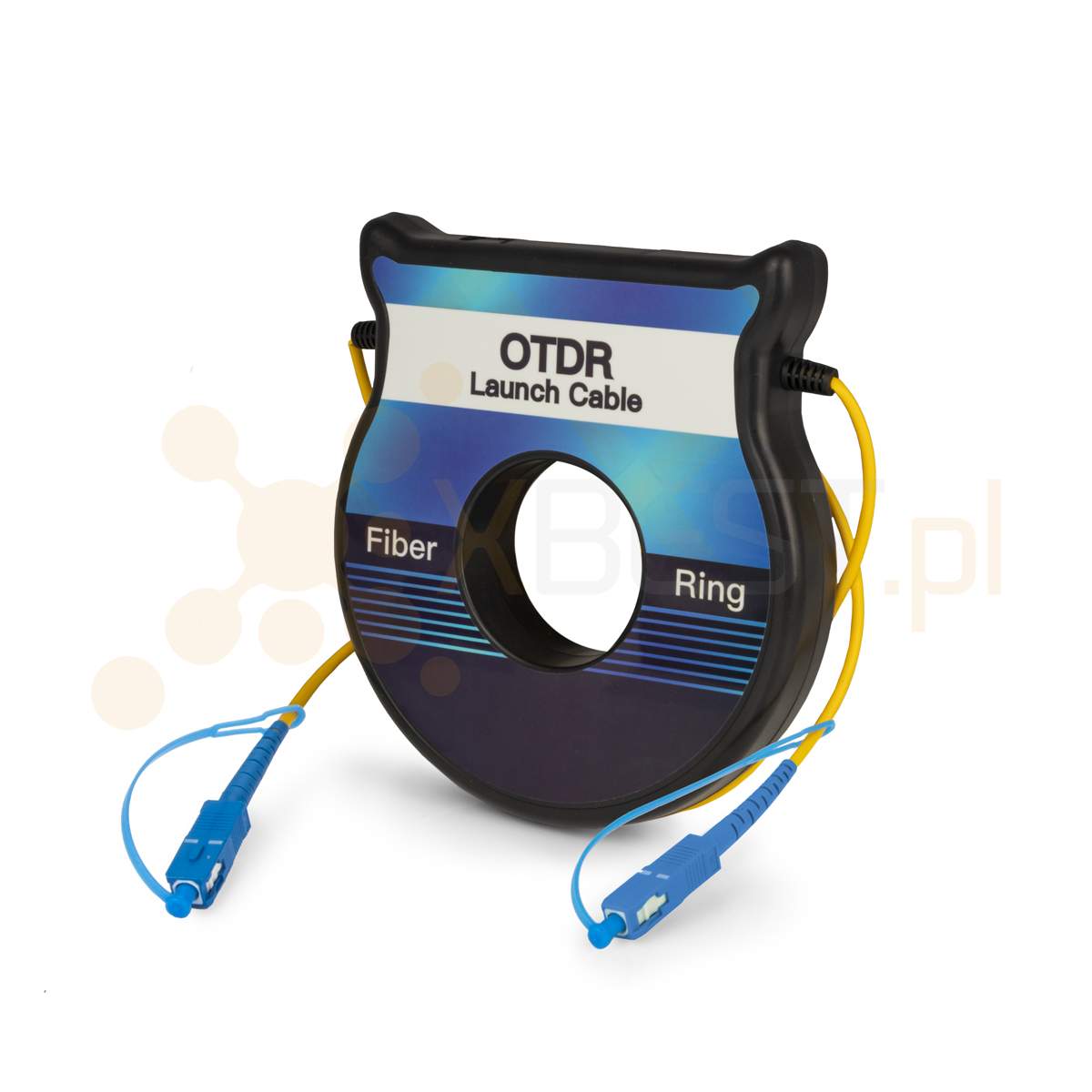 OTDR Launch cable BOX mini, 9/125um, 1km, SC/UPC-SC/UPC (rozbiegówka)