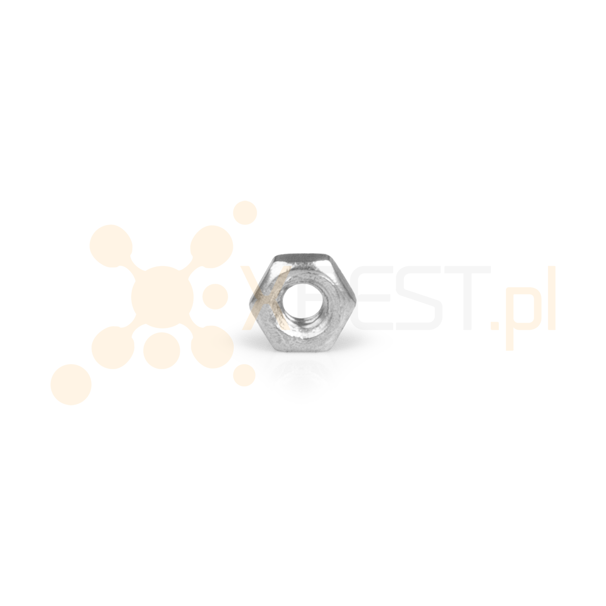 Nakrętka do śrubki gwint M2, 100 szt.